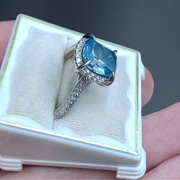 🌺Lafonn Blue Topaz Ring - Picture 15 of 15
